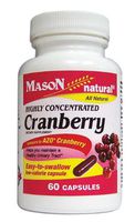 2 Pack Special of MASON NATURAL CRANBERRY POWDER COMPARE TO AZO BRAND CAPS 60 per bottle