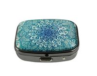 Luxcase Natural Eco Custom Stainless Steel Square Glass Gun Silver Pill Case Pocket Medical Tablet Holder Decorative Box