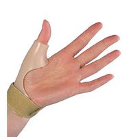 Rolyan Rigid Thumb Spica Splint, Thumb Immobilizer with Wrist Strap, Thumb Splint Immobilizes CMC and MCP of Thumb, Polypropylene Brace for Thumb Muscle and Joint Support, Multiple Sizes