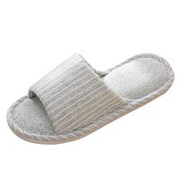 Emimarol Ultra Soft Spa Slippers for Women Cozy, Fuzzy Terry Bathroom, House and Shower Shoes Green