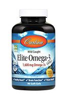 Carlson Labs Elite Omega-3 Gems Fish Oil 1250mg (90 Count)