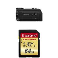 Panasonic HC-V770 HD Camcorder with Wireless Smartphone Twin Video Capture w/ Memory Card