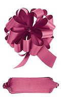 Burgundy Pull Bows 5½” W x 20 Loops Pack of 50