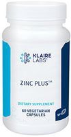 Klaire Labs Zinc Plus - Zinc Citrate with Copper & B6 (60 Capsules)