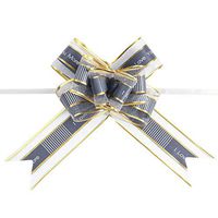 Booluee 20 Pieces Christmas Gift Pull Bows, Beautiful Large Organza Pull Bows for Gift Wrapping Christmas Wedding Valentine's Day Present Decoration (Gray)