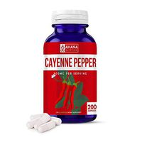 Ahana Nutrition Cayenne Pepper Capsules 450mg - Aids Weight Loss, Supports Circulation & Helps to Suppress Appetite (200 Capsules)