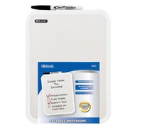 BAZIC 8.5" X 11" Dry Erase Board w/ Marker (6010-72)