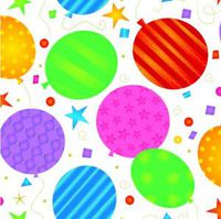 American # 5T296200, Festive Balloons, All Occasion Printed Tissue Paper, Tissue Paper (200 per Pack)