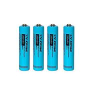 4pcs AAA ICR 10440 Rechargeable Lithium Ion Battery,3.7v 350mah