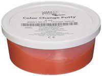 Sammons Preston Color Change Putty for Physical Therapeutic Hand Exercise, Flexible Therapy Putty for Finger and Hand Recovery and Rehabilitation, Strength Training, 4 Ounce, Orange to Yellow, Soft