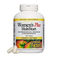 Natural Factors - Dr. Murray's Women's Plus Multistart Formula, Support for Perimenopause, Menopause & Postmenopause, 180 Tablets (FFP)