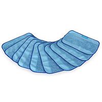 Amyove 1PC/10PCS 28x18.5CM Wet Rubbing Duster Cloth for 308t/320/4200/5200C Floor Mopping Robot Sweeper Accessory (Blue)