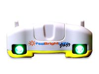 Feel Bright Light Jazz Portable Light Therapy Device with Replaceable Batteries (Yellow)