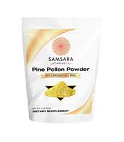 Samsara Herbs Pine Pollen Powder Wild Harvested - 99% Cracked Cell Wall (2oz/57g)