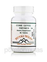 Core Level Thymus - 60 Tablets by Nutri West