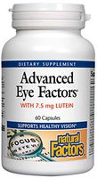Natural Factors, Advanced Eye Factors, Antioxidant Support for Healthy Vision with Lutein and Zeaxanthin, 60 capsules (30 servings)