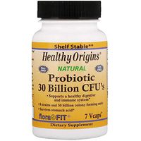 Healthy Origins Probiotic 30 Billion Cfu's 8 Strains Shelf Stable 7 Vcaps, 0.03 Pound