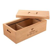 Humidors 30 Stick Cigar Cigar Storage Box Cedar Cigar Large Capacity Humidifier Travel Humidifier Storage Cigarette Case Gift (Color : Yellow, Size : 62851cm)