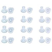 12 Pairs Hell Protectors for Shoes Clear High Heel Sink Stopper for Grass Anti-Slip Repair Caps Covers