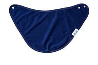 Youth and Adult Waterproof Adapted Bandana Bib, Absorbent Clothing Protector - Navy