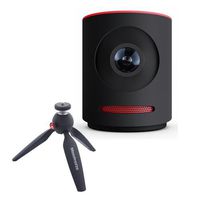 Mevo Live Event Camera by Livestream, Black - Bundle with Manfrotto PIXI Aluminum Mini Tripod - Black