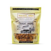 Vocal Eze Manuka Honey UMF 10+ (MGO 265+) Cough Drops | Lozenges to Relieve Sore, Hoarse, Fatigue, Dryness of Throat | Voice Support, All Natural Ingredients (120, Lemon)
