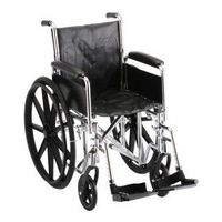 Nova Medical Hammertone Wheelchair - Detachable Full Arms and Swingaway Footrest - 5166S