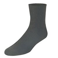 Summer Diabetic Socks, Size 10-13, Black (3 Pair)