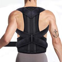 Posture Corrector,Effective Comfortable Adjustable Back Brace Perfect Shoulder Support Medical Kyphosis Trainer Under Clothes Adult Students Children for Women Men (Size : XXXXL)