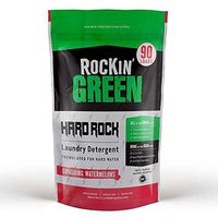 Rockin' Green Natural Laundry Detergent Powder | Hard Rock (for Hard Water), Smashing Watermelons | HE, 90 Loads - 45oz Perfect for Cloth Diapers