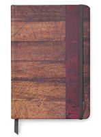 Wood Themed Designs UV Printed on PU Leather A5 Bullet Dotted Journal Notebook