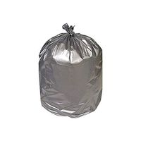 Brighton 814894 Trash Bags 40-45 Gallon 39X47 Low Density 1.7 Mil Silver 50 Ct