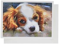 Cavalier King Charles Spaniel - Dog Blank Note Cards - Set of 6 with Envelopesby DoggyLips.Com