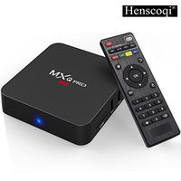 Henscoqi MXQ PRO 4K Android TV Box Quad Core Amlogic Set Top Box WiFi 1G 8G Memory