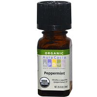 Multi-Purpose Essential Oils, 0.25 oz by Aura Cacia, Organic Peppermint
