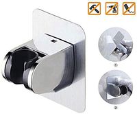 KAIYING Self Adhesive Handheld Shower Head Holder, Adjustable Angle Shower Wand Holder, Bathroom Wall Mount Shower Arm Bracket, ABS, Chrome