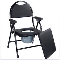 PLLP Medical Rehab Chair, Wheelchair,Deluxe Commode Chair,Shower Toilet Seat Chair Commode Medical Aid Mobility Aid for Adult Complete Medical,Comfortable Armrests Elderly Handicap