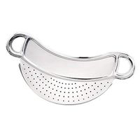 BIRD WORKS HOT TENSKE 1PC Kitchen Extras Stainless Steel Strainer Clip Colander Multifunctional Kitchen Strainers Tools: Silver