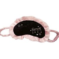 CHUANGLI Luxury Black and Pink Eye Sleeping Mask for Blocking Out Light Sleeping Mask for Girls Night Sleep Traveling