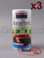 Kirby (PACK OF 3) Homefresh Carpet Powder Freshener/Room Deodorizer/Odor Remover. Scent - Citrus