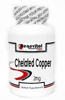 Chelated Copper 2mg 200 Capsules ~ Renevitol