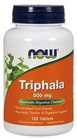 NOW Triphala, 500 mg,  120 Tablets (Pack of 2)