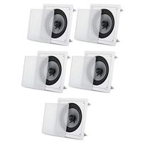 Acoustic Audio CS-I82S in Wall/Ceiling 8" Home Theater 5 Speaker Set 1500 Watts CS-I82S-5S