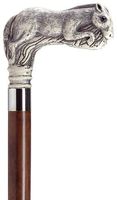 Unisex Running Horse Cane Walnut Shaft  -Affordable Gift! Item #HAR-9107307