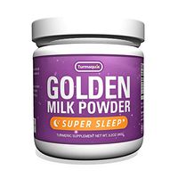 Super Sleep Golden Milk Powder (90 Servings) Turmeric + Melatonin, Valerian, Chamomile, Lemon Balm & 5 Superfood Boosters