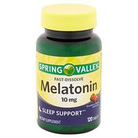Spring Valley Melatonin Fast Dissolve Tablets, 10 mg, 120 Ct