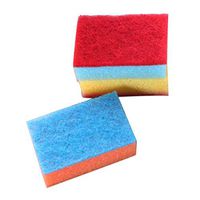 Almost 10 Pcs Multi-Use Non-Scratch Scrub Sponge Dishwash Brush Strong Decontaminate Dishcloth Kitchen Tool Set