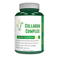 Multi-Collagen Capsule Hydrolyzed Protein Powder Supplement - 3,000mg, 120 Count Pills - Collagen Peptides with Aloe Vera Extract - Promotes Healthy Skin, Nails, Hair - Improves Joint Health