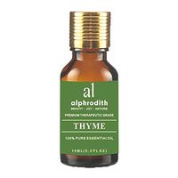 Premium Aromatherapy Thyme Essential Oil 100% Organic Pure Undiluted Therapeutic Grade Scented Oils - 10ml for Diffuser, Relaxation, Skin Therapy, Spa & Home