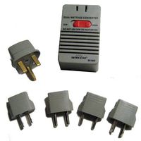 World Travel Voltage Converter Adapter Plug Power Kit 50-1600 Watt Ac Us EU New